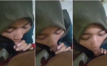 Disepong Pacar Berhijab Sampai Ngecrot